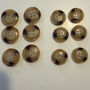 Ralph Lauren Tan and Brown Button Set